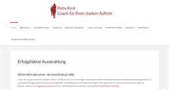 Desktop Screenshot of petra-kirst.de